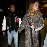cleveland, ohio   february 20 l r rich paul and adele attend the 2022 nba all star game at rocket mortgage fieldhouse on february 20, 2022 in cleveland, ohio note to user user expressly acknowledges and agrees that,  by downloading and or using this photograph,  user is consenting to the terms and conditions of the getty images license agreement photo by kevin mazurgetty images