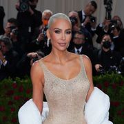 new york, new york   may 02 kim kardashian attends the 2022 met gala celebrating in america an anthology of fashion at the metropolitan museum of art on may 02, 2022 in new york city photo by gothamgetty images