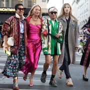 street style paris fashion week womenswear springsummer 2019  day one