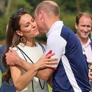kate middleton and prince william kissing at the polo match